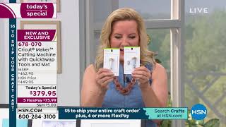 Cricut Maker Cutting Machine with QuickSwap Tools and Mat