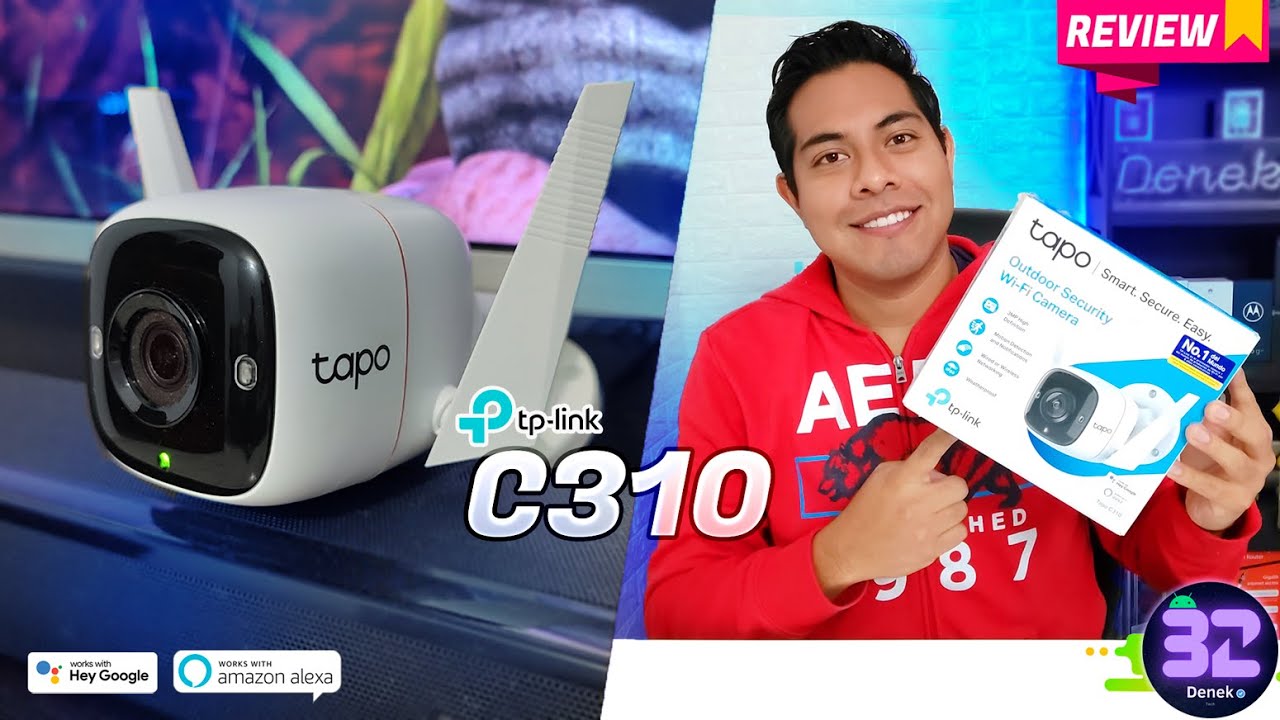 Camara IP TP-Link TAPO C310 Externa Dia Noche SD Wifi