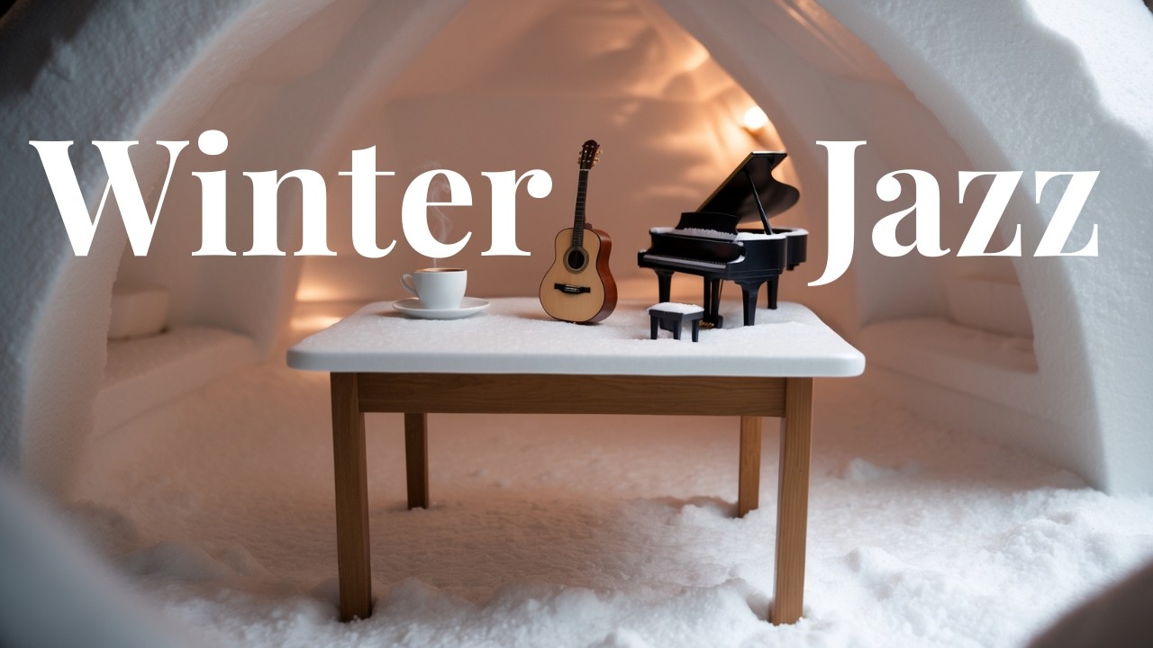 Playlist |  ❄️ Cozy Winter Ambient Lofi Jazz | Soft Piano & Guitar Jazz
