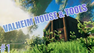 Valheim EP 1 - Getting started survival - First house and tools!