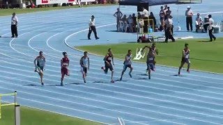 100M Final U16M River Pentecost 11.43 2016 Australian Junior Championships