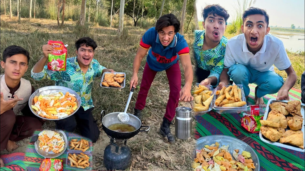 Sub Becho Ki Party Krwai | Samosa Or Roll Fry Kiye