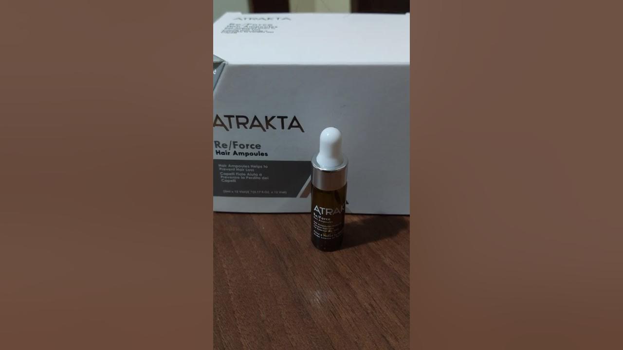 امبولات اتراكتا ATRAKTA Re/Force hair ampoules YouTube