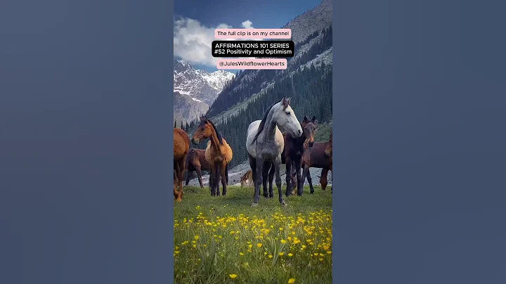 “I choose to see the good in every moment, creating a positive life filled with joy and abundance.”