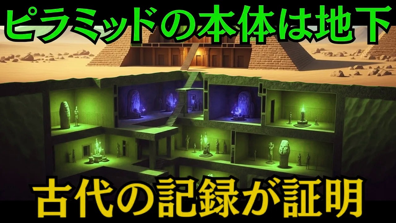 エジプト地下に3000室の迷宮が実在した…「国家安全保障」で封印された理由とは【ミステリー 怖い話】
