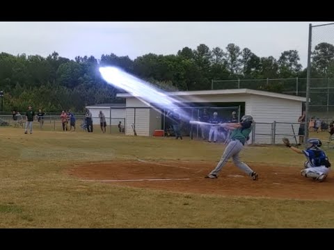 LANDON OVERBY HITS A BOMB TO THE FENCE - ARCHER LODGE MIDDLE SCHOOL BASEBALL 2021 - HIGHLIGHTS