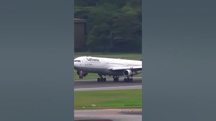 Airbus A340 Landing #shorts
