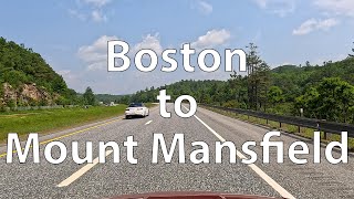4k Driving From Boston To Mount Mansfield us