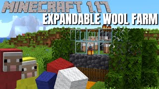 Infinite Wool in Minecraft | Minecraft 1.17 Automatic Wool Farm (SO EASY) 2021 Minecraft Farm