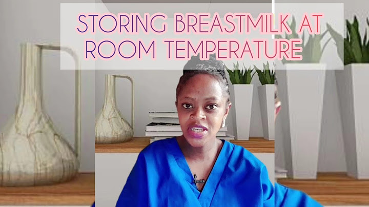 How to bring refrigerated breast milk to room temperature