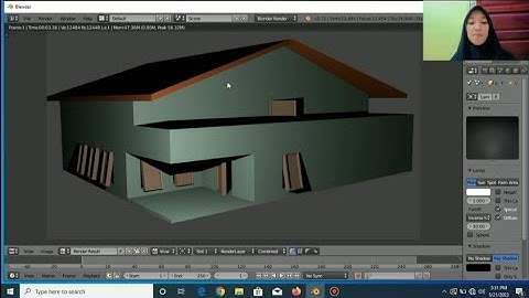 Video tutorial membuat rumah 3 Dimensi menggunakan aplikasi Blender