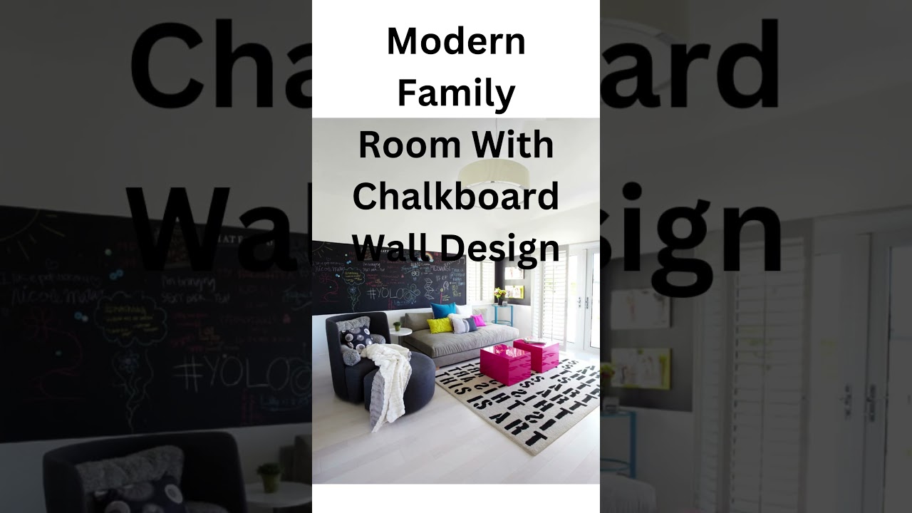 The Art of Chalkboard Wall Designs 