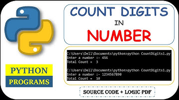 Python Program to Count Digits in a Number