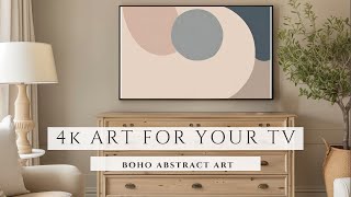 Soft Minimalist Shapes | 4K TV Art | Modern Abstract | 2Hr screenshot 2
