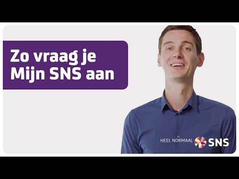 Zo vraag je Mijn SNS aan