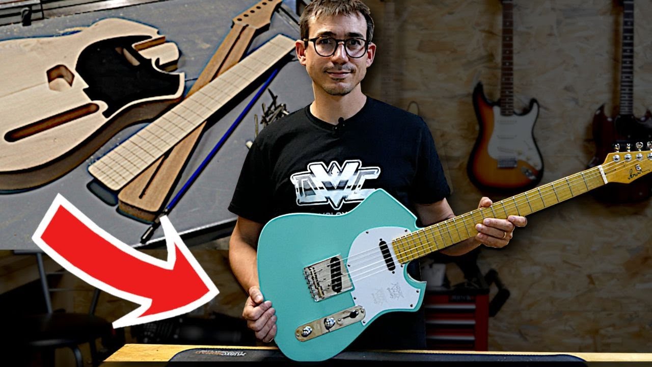 Telecaster en kit Je la TERMINE enfin (la TeleVolox de DoktorVolox