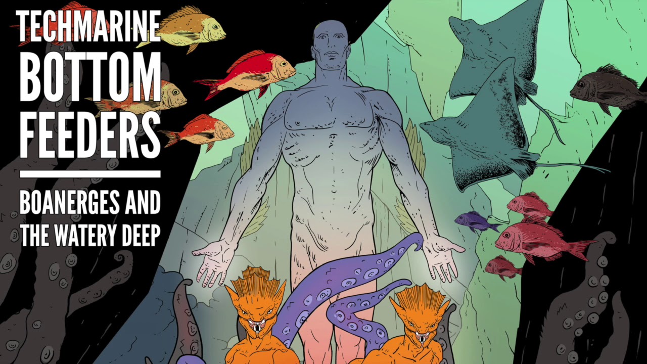 Feed the deep. Bottom feeder. rock bottom feeder comics.