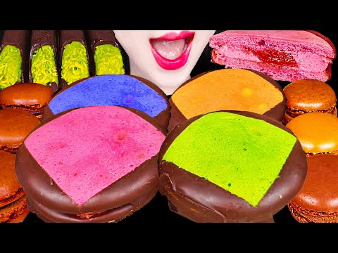 ASMR Dubai Chocolate Pie Strawberry Cheese <strong>전주</strong> 초코파이 두바이 초콜릿 <strong>먹방</strong> Mukbang, Eating