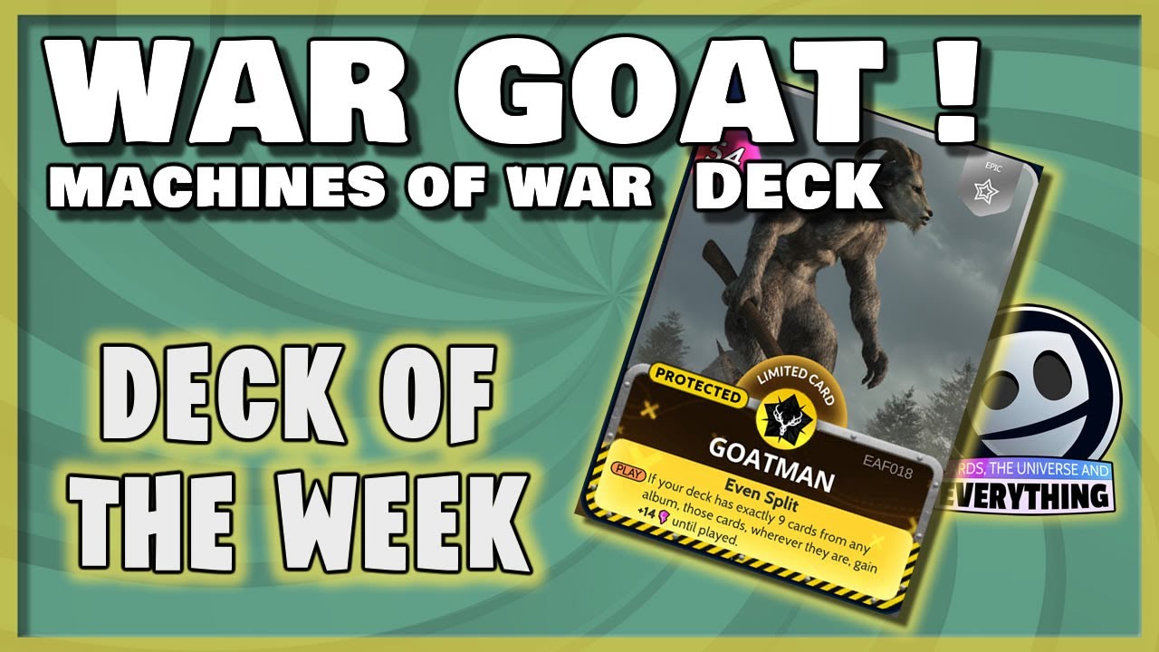 War Goat Deck Of The Week - Cards Universe & Everything - YouTube