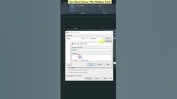 Layer States Hidden Trick in AutoCAD #shorts #autocad