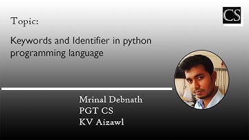 1 - Python Basics - Tokens - (Keyword and Identifier)