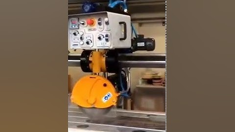 Stone cutting with Achilli MAS /TFM for marble and granite