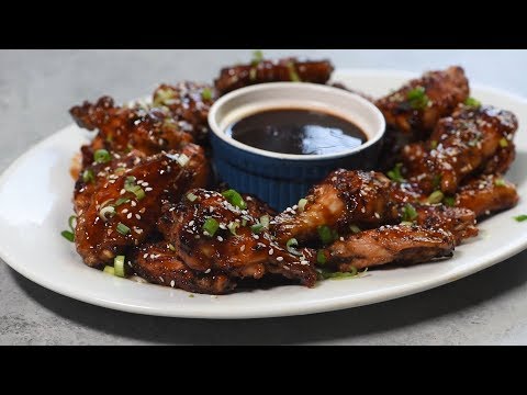 Sticky Baked Asian Chicken Wings