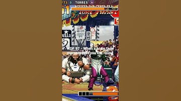 KOF 97 - When a brain fade moment cost you the round #shorts #millennial_gamerz #kof97