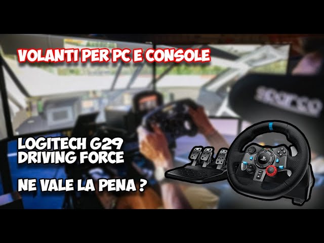 Volante PC e console PS4 e PS5, Opinioni sul Logitech G29 ! ne