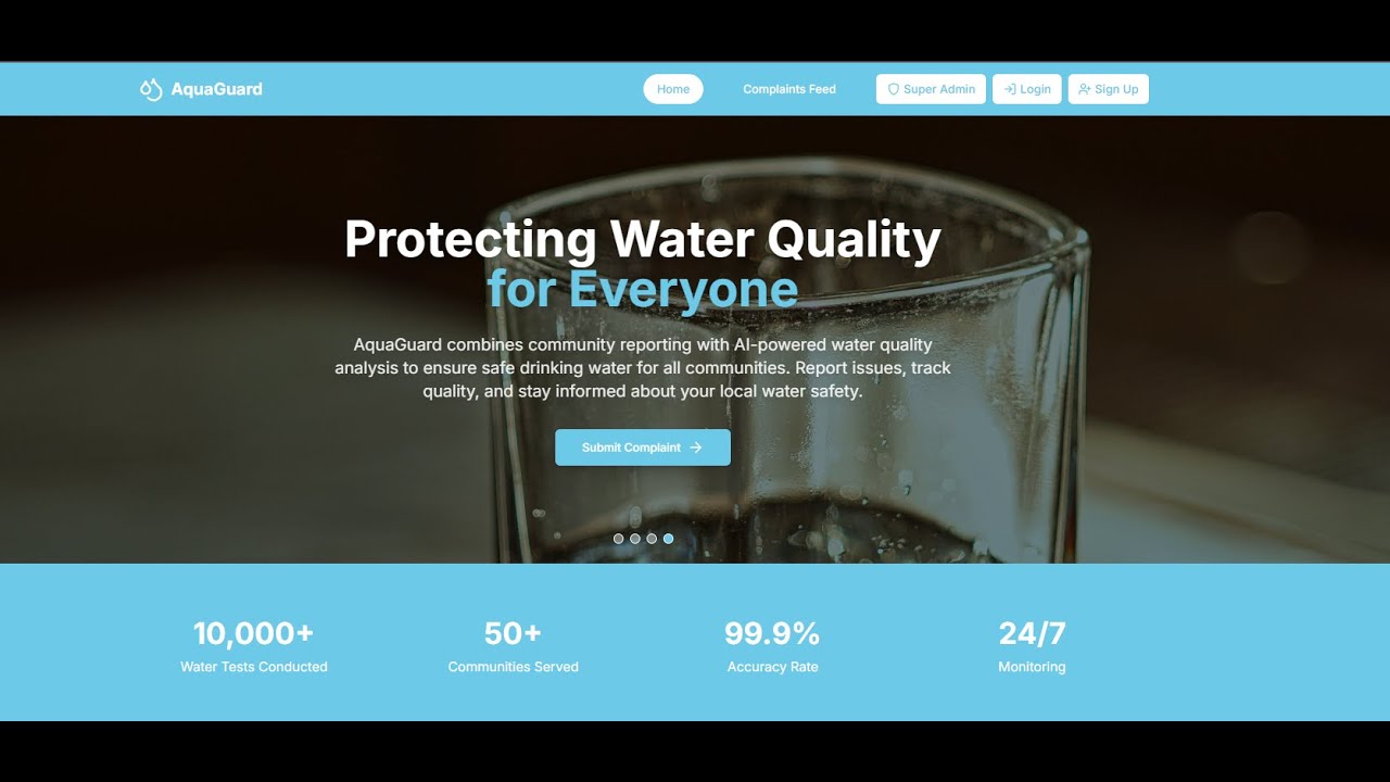 Aquaguard digitizing water sanitization | Devpost Hackathon 2025 Fall ...