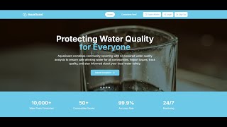 Aquaguard Digitizing Water Sanitization Devpost Hackathon 2025 Fall Project Team Aquaguard