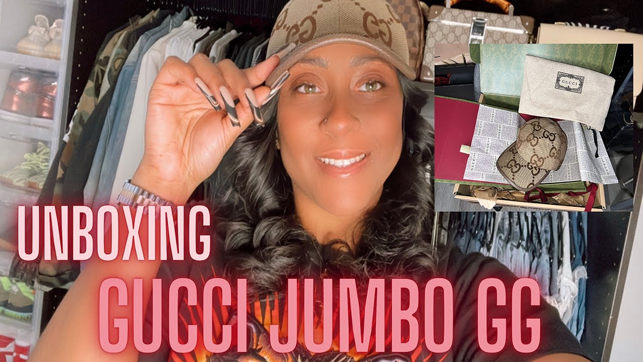 GUCCI JUMBO GG CANVAS BASEBALL HAT!! UNBOXING HAUL YouTube