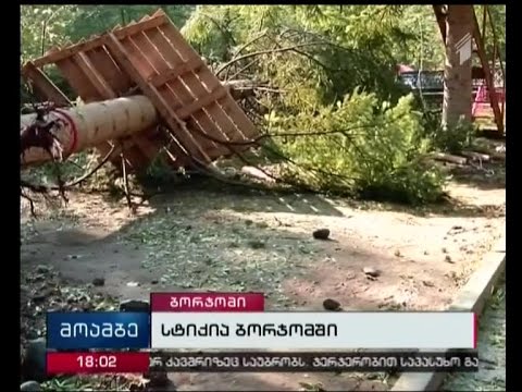 ბორჯომის რაიონში ისევ წვიმს - საფრთხე გარკვეულ კერებზე შენარჩუნებულია