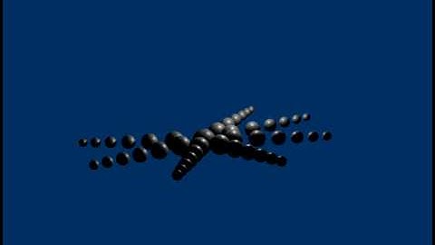 Blender array spheres
