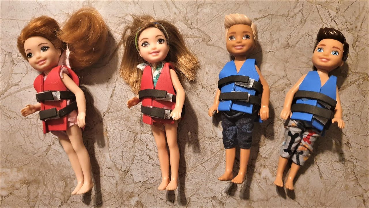 DIY Chelsea Doll Life Jacket How to make Dollhouse Miniature Life Jacket Craft Foam Sheet DIY YouTube