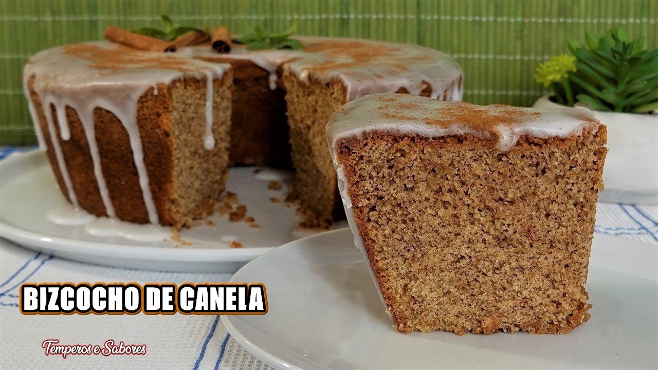 ENCANTADOR BIZCOCHO DE CANELA DELICIOSO LINDO Y MUY FÁCIL