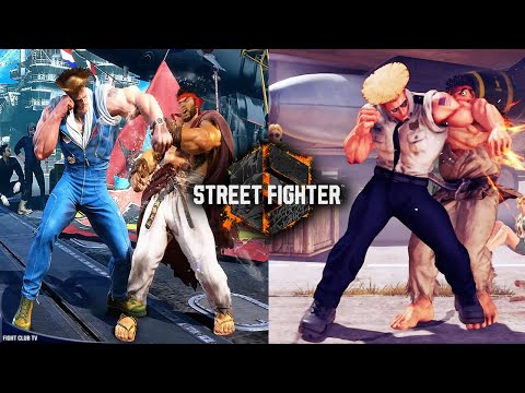 Street Fighter 6 • Guile Gameplay Comparison (SF4 - SF5 - SF6)