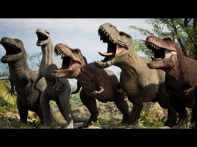 EVOLUTION of T-REX in MOVIES & TV: Size Comparison (1918-2022) class=