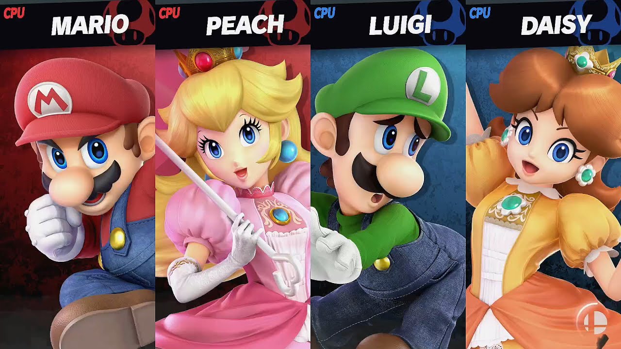Super Smash Bros Ultimate Super Mario Bros Team Ups