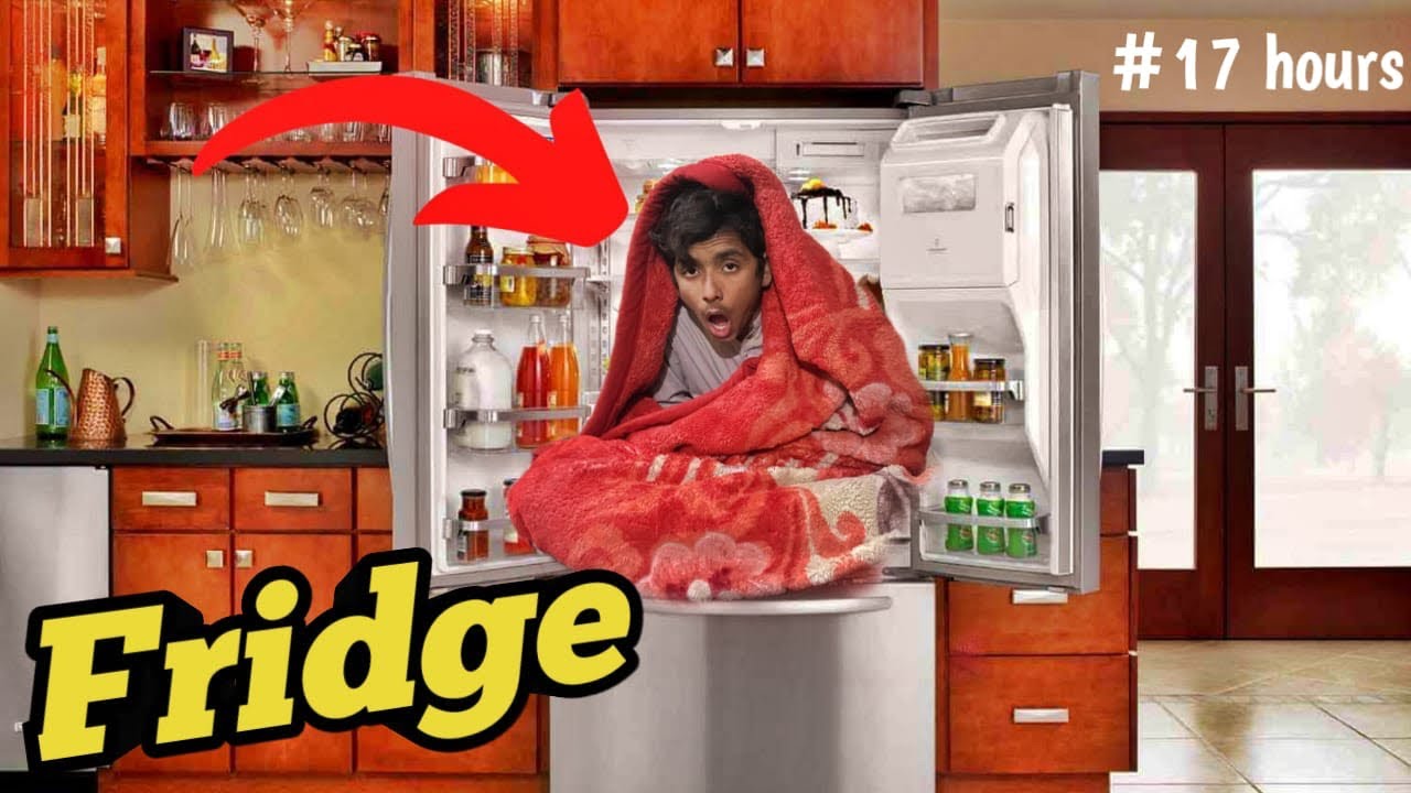 Living In a Fridge For 24 Hours | Challenge Goes Wrong 😱 - YouTube