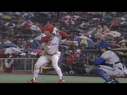 1993 WS Gm4: Dykstra's two home runs 