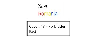 Criminal Case : Save Romania - Case #43 - Forbidden East
