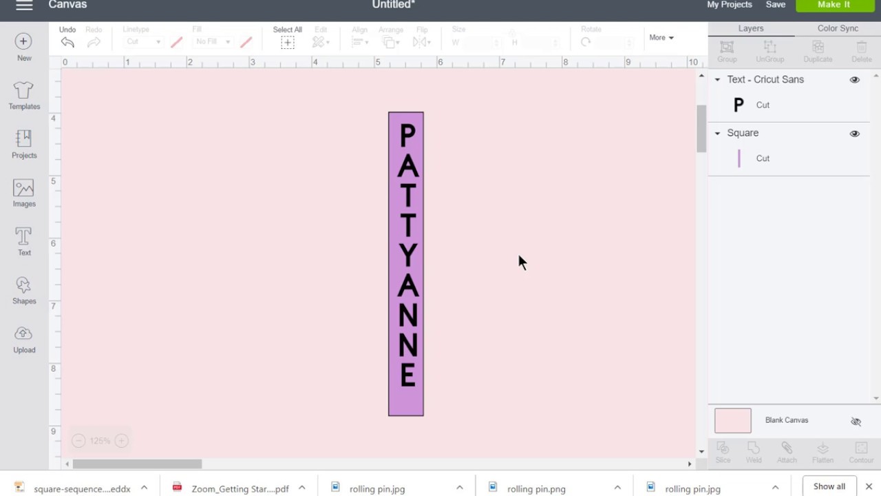 How to Create Vertical Text in Cricut Design Space