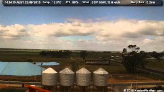 22 September 2015 - East Facing WeatherCam Timelapse