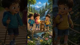 🐻⭐ The Little Bear’s Lost Star | A Magical Kids Story ✨❤️ #Shorts #story #funny #comedy #funforkids