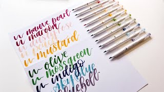 MORE Archer & Olive Calliograph Jewel Collection Swatches