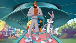 لاعب سلة بيدخل لعبة الكترونية عشان ينقذ ابنه Space jam