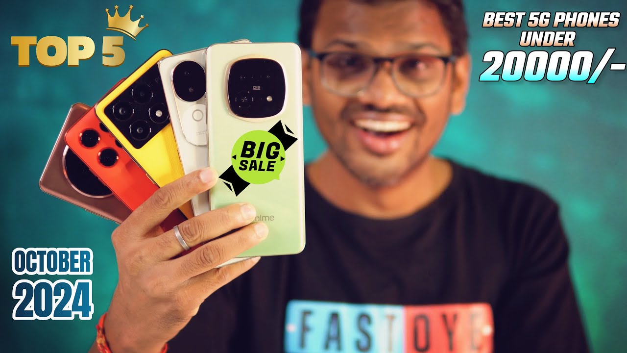 TOP 5 Best 5G Phones Under 20000 in October 2024 l Flipkart & Amazon ...