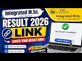 Vit integrated msc result|Integrated msc courses at VIT University|VIT integrated cutoff|Vit Vellore