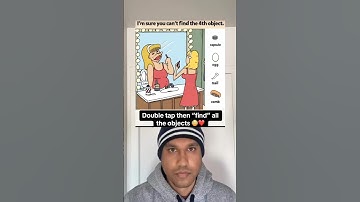 I’m sure you can’t find the 4th object!